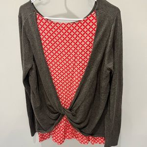 Women’s Matilda Jane army green sweater with adorable details